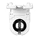 uxcell 2Pcs T8 Fluorescent Light Holder G13 Base Non-Shunted Single Head Tombstone Lamp Socket AC 250V 2A for LED Fluorescent Tube