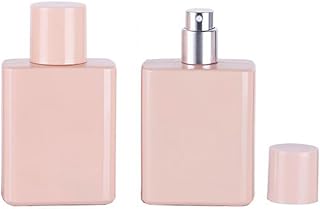Sponsored Ad - YORROR 2 Pack 50ml Pink Glass Perfume Atomizer,Empty Perfume Spray Bottle,Portable Fragrance Fine Mist Spra...