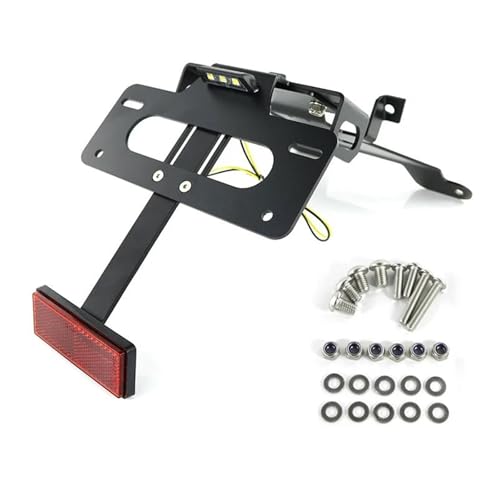 �X�N�[�^�[�i���o�[�v���[�g�}�E���g�z���_�[ �̂��߂� CB1000R 2018-2020 2021 2022 2023 2024 ���A�e�[�� Tidy �t�F���_�[�G���~�l�[�^�[�i���o�[�v���[�g�t���[���z���_�[�u���P�b�g