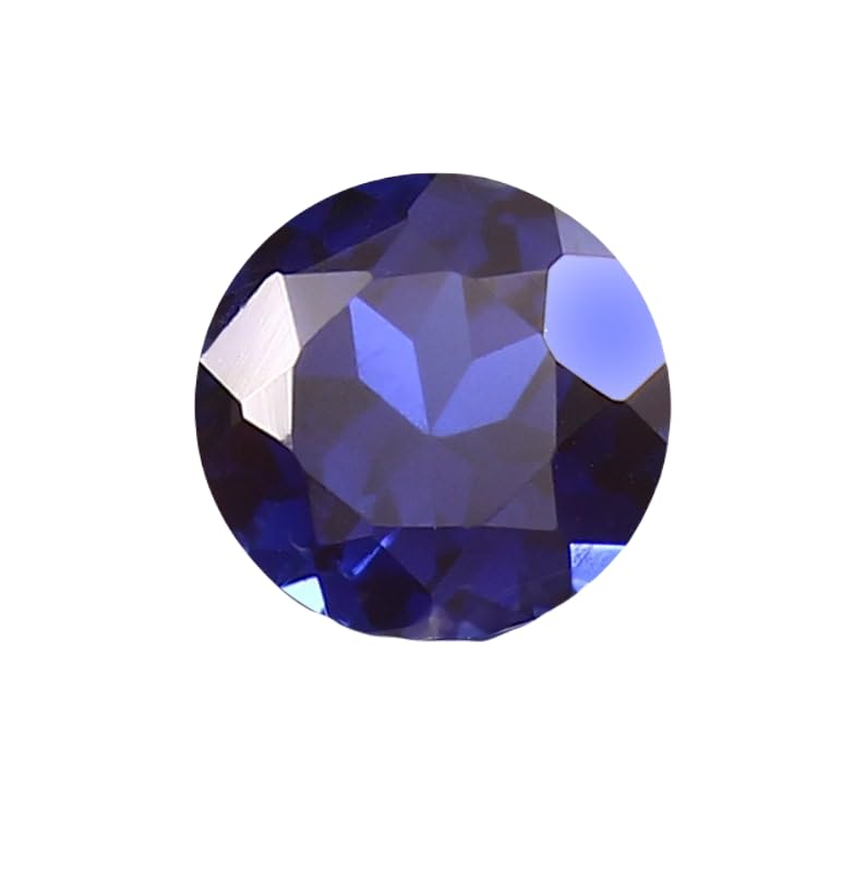 Saphir bleu bleuet naturel ronde 8mm GH_NAT_12460 pour création bague