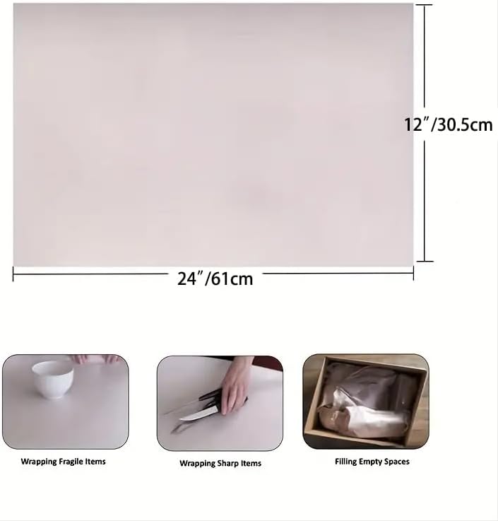 Miniatura 2 de Papel de embalaje para mover 50 hojas de papel de periódico para embalaje de embalaje, rellenos de cajas para suministros de mudanza, papel de