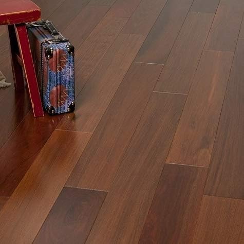 Brazilian Walnut Prefinished Solid Wood Flooring (Clear Grade) 5" x 3/4" Samples at Discount Prices by Hurst Hardwoods