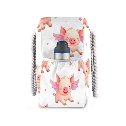 susiyo Cute Piglets Beach Bags for Women Large Travel Tote Bag Waterproof Sandproof Lightweight Swim Pool Bag for Family Outdoor3