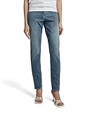 Aufgesetzte Gesäßtaschen G-STAR RAW Damen Ace Slim Jeans, Blau (vintage ripped sea breeze D22929-C913-D906), 26W / 30L
