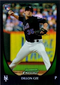 2011 Bowman Chrome Refractor #192 Dillon Gee Baseball Rookie Card