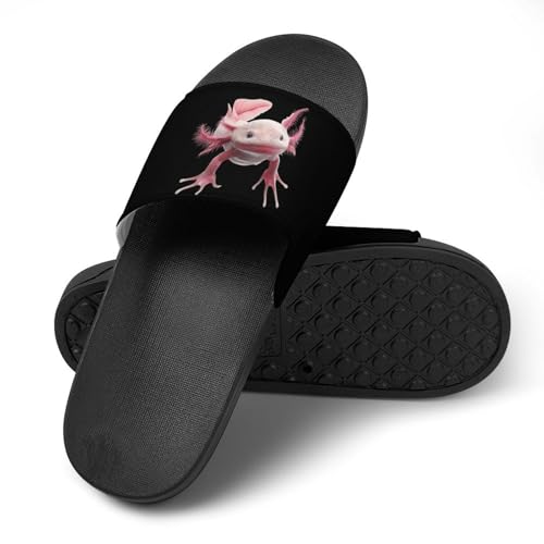 Funny Axolotl House Sandals Non-Slip Bathroom Slippers Beach Summer Shoes for Men Women4