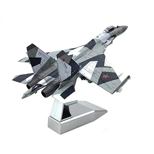Sukhoi SU-35 maquette d'avion en métal 22 cm pour décoration de bureau