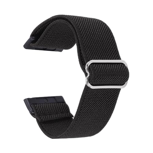 CAPASTEC �i�C�����X�|�[�c���[�v�E�H�b�`�o ���h�A�j���Ə����p�̃N�C�b�N�����[�X�E�H�b�`�X�g���b�v�AFitbit Versa 3 Versa 4 �C���^�[�t�F�[�X�p�̃E�H�b�`�o ���h�A�o ���h��23 mm�A�u���b�N�B
