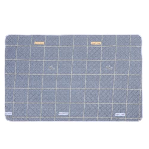 VILLCASE Empapador Reutilizable para Adultos Mayores 100X150 CM Algodón Acolchado Antideslizante y Lavable para Incontinencia Protección de Colchón Cama y Sofá