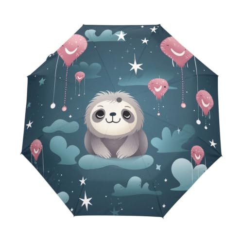 Parapluie protection UV automatique contre le soleil et la pluie pour fille