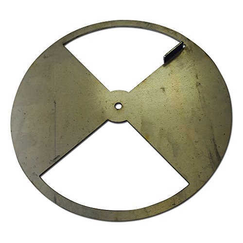 LavaLock Smoker Pinwheel bbq air damper pit grill vent, STEEL 4 6 8 12 (12