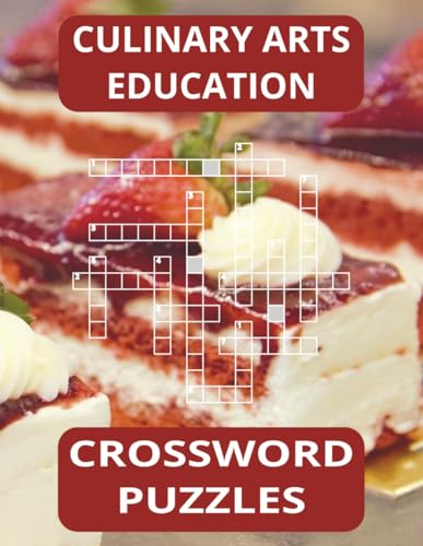 Culinary Arts Education Crossword Puzzle Book: Great Classroom Te...