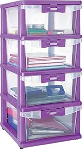 Nilkamal CHTR24NT 4 Layers Plastic Chests of Shorage Drawers Use for Home | Office | Hospital | Parlor | School | Doctors | Kids | Easy Assembeled