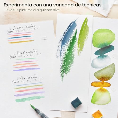 Pinceles para Detalles Arteza Juego de 15 para evitar trazos gruesos en tus miniaturas 5