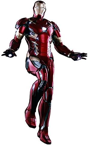 パワー・ポーズ シビル・ウォー/キャプテン・アメリカ アイアンマン・マーク46 1/6スケール プラスチック製 塗装済み限定可動フィギュア