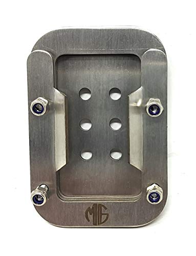 Image of TRP TRADERS Brushed Stainless Steel Side Stand Extender for Royal Enfield Interceptor 650 / Continental 650CC