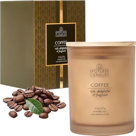 Spotless Leopard Coffee Scented Candle Gift Cover
