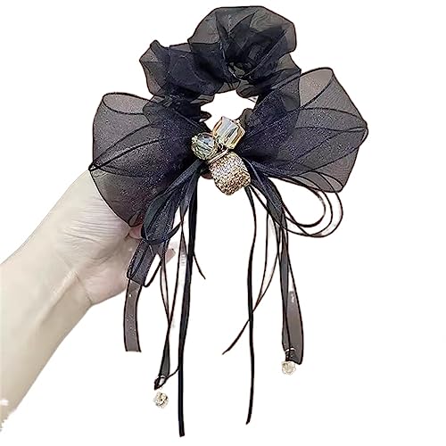 JFDBGU Ruban corde à cheveux et noeud papillon style doux pour femme D