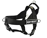DT Universal Fun No Pull Dog Harness, Heavy Weight, Black, X-Large, Fits Girth Size: 36-Inch to 47-Inch