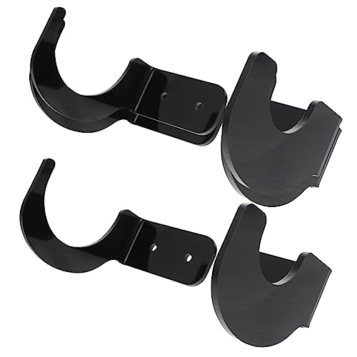 balacoo 4pcs Acrylic Baseball Bat Rack Stand Baseball Holder for Display Softball/hockey/golf Bat Bracket Wall Mount Home Decor