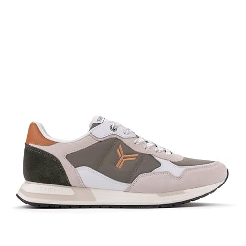 Yumas Zapatilla Sneaker TAMESIS Caqui para Hombre. Talla 45