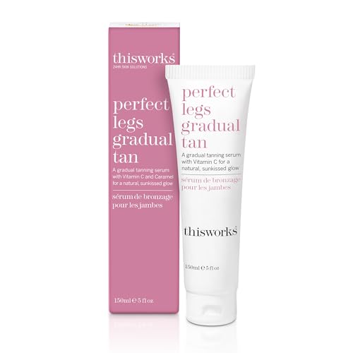 This Works Perfect Legs Gradual Tan, 150 ml — Selbstbräunungsserum mit Vitamin E, Sheabutter und ätherischen Ölen für einen natürlichen… – Ansicht 1