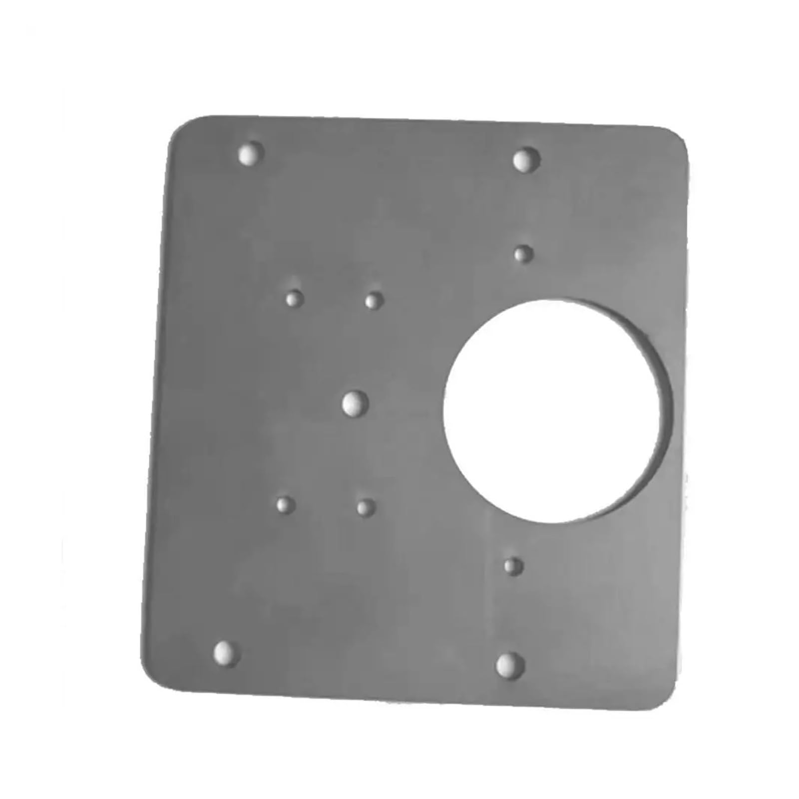 Charnière arrachée ? Plaque de réparation acier pour fixer un panneau de meuble
