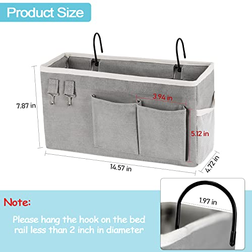 image for Loghot Bedside Caddy/Bedside Storage Bag Hanging Organizer for Bunk an