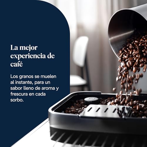 Cafetera De'Longhi Magnifica Evo superautomática con molinillo integrado y panel de 4 recetas 4