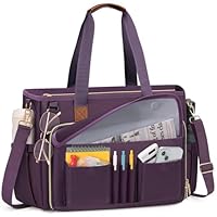 Teacher Tote Bag 15.6 inch Laptop Bag for Women, Professional Laptop Briefcase Work Bags Nurse Bag Lightweight Laptop Tote