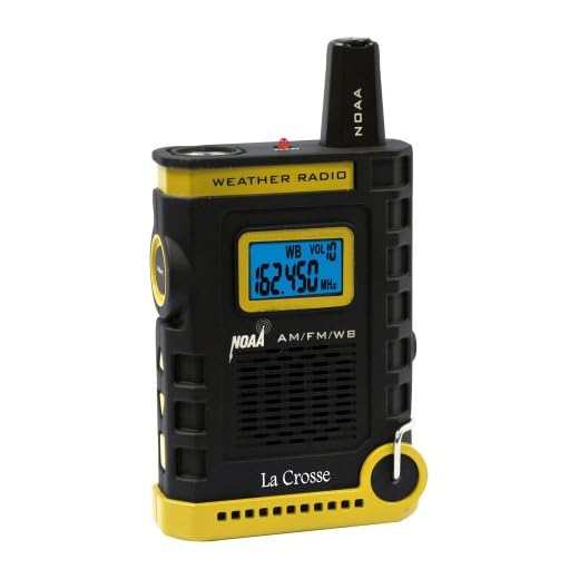 La Crosse 810-805 NOAA/AM/FM Weather RED Alert Super Sport Radio with Flashlight
