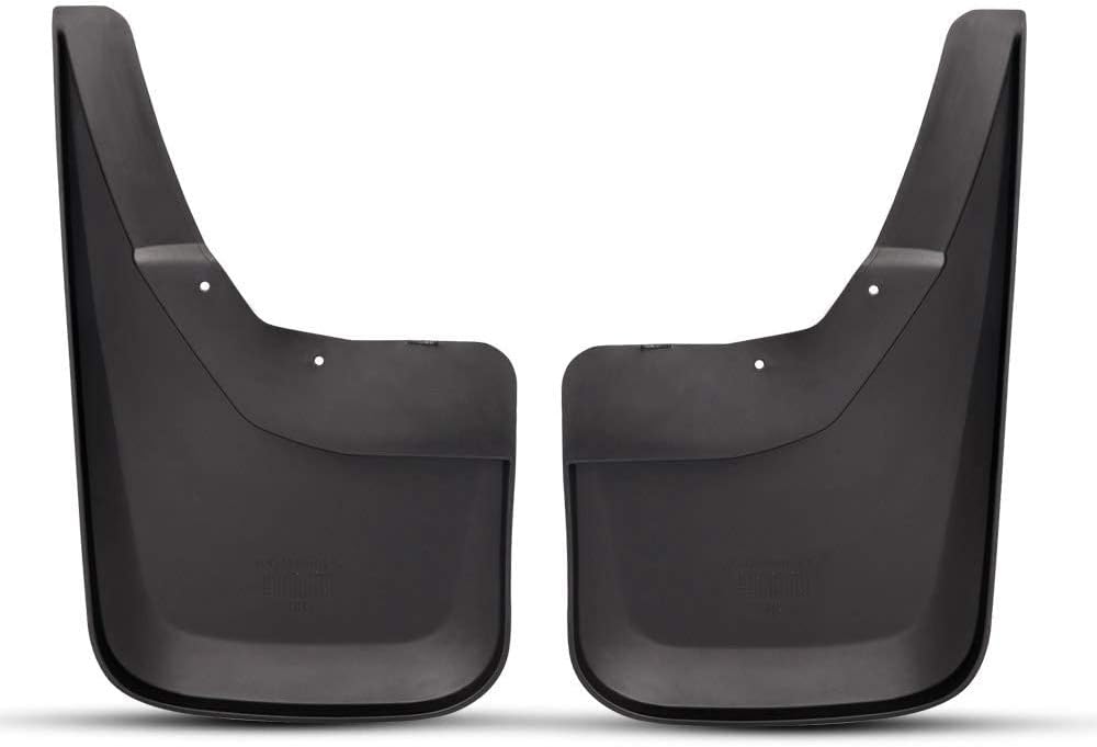 G-PLUS Heavy Duty Molded Mud Flaps Compatible with 2014-2018 Chevy Silverado,Splash Guards Mudguard Kit 2PCS (Rear Molded Mud Flaps)