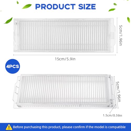 Image of HASTHIP 4Pcs Replacement Filters Compatible with Mi Robot Vacuum-Mop P,Replenishment Kit for Mi Robot Vacuum Cleaner,Replacement Accessories Parts for Mop P - Cleaning Tools