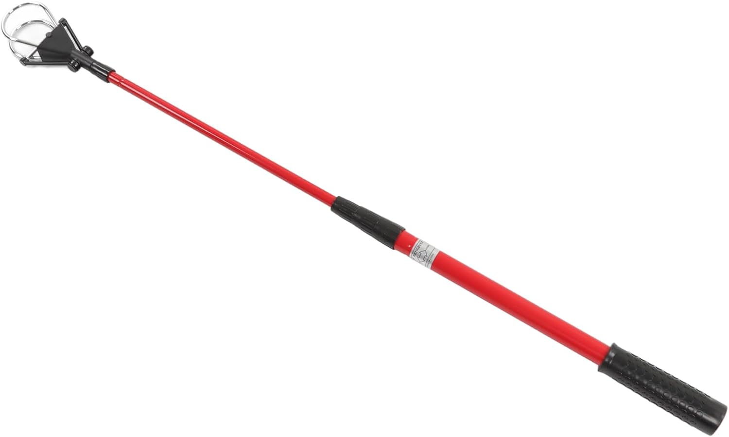 PerGar 5 Section Telescopic Golf Ball Retriever, Black Red, 14.8 oz, Ambidextrous, PVC Grip, Golf Ball Retrievers, Golfers