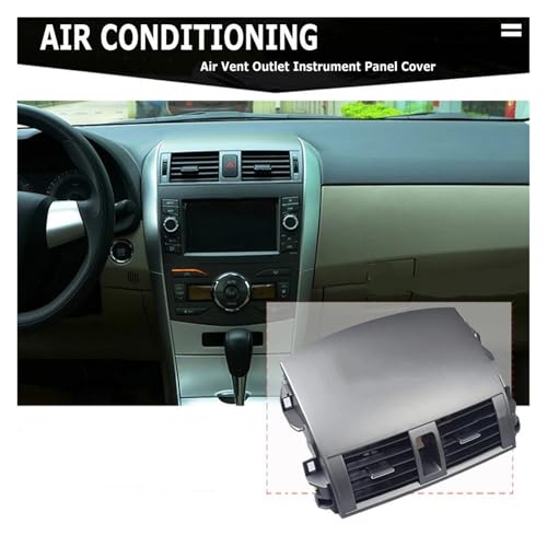 Panel de ventilación de tablero central para Toyota Corolla 2009 2010 2011 2012 auto AC 3