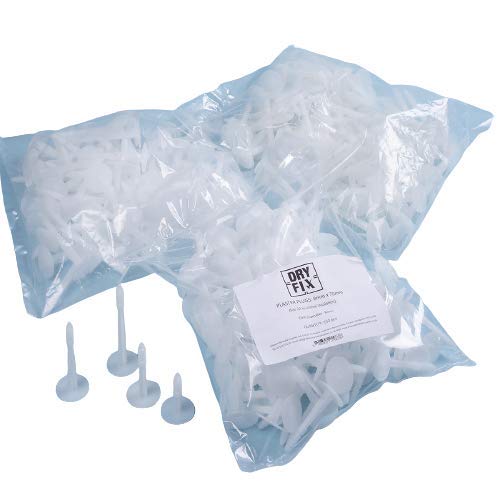 Insulation Board Plastic Plaster Plug Fixings 50mm x 8mm (1000)