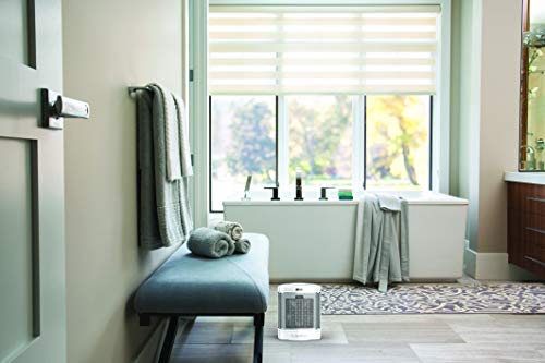 Lasko CD08200 Portable Ceramic Space Heater for Home and Bathroom Use, White
