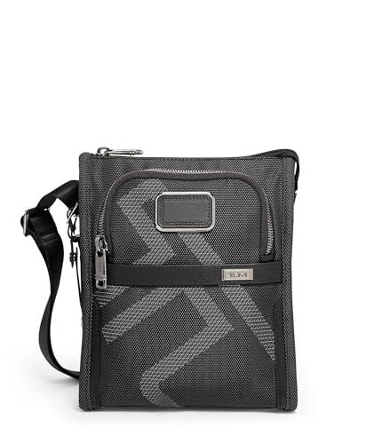 TUMI - Alpha Pocket Bag - Small Travel Crossbody Bag - Shoulder Bag for Men & Women - Reflective TUMI Jacquard