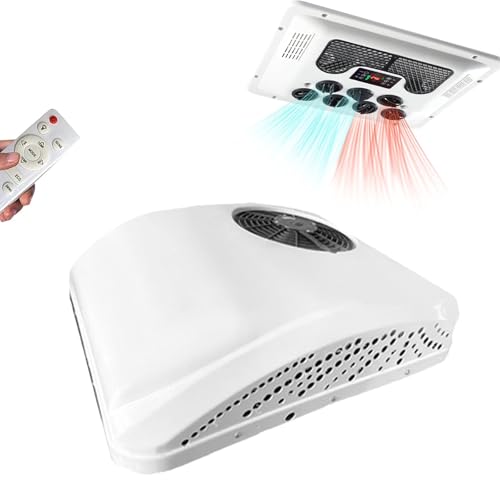 Climatiseur de Toit électrique pour Camping-Car, 8 500 BTU, 12 V/24 V/48 V/220 V/115 V, pour Camping-Car, Caravane, Bateau, remorque,12V