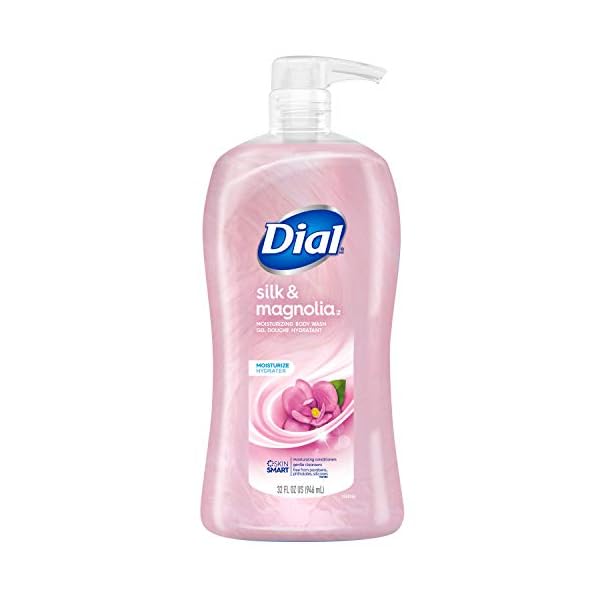 Dial-Body-Wash-Silk-Magnolia-with-Silk-Protein-32-Fluid-Ounces Dial Body Wash, Pamper & Indulge, Silk & Magnolia, 32 fl oz