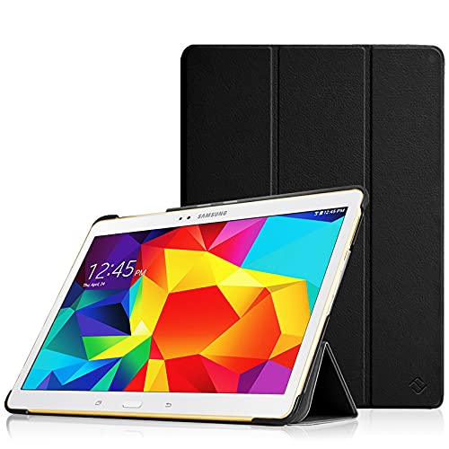 FINTIE Funda para Samsung Galaxy Tab S 10.5 - Súper Delgada y Ligera Carcasa con Función de Soporte y Auto-Reposo/Activación para Modelo SM-T800/T805, Negro