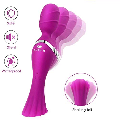 Masajeador, 10 Modos de Masaje, Doble Motor, Recargables