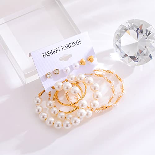 29 Pairs Assorted Multiple Stud Earrings Set For Women Girls Simple Hoop Earring Set Girl's Jewelry… (E1060-1) #TOP7