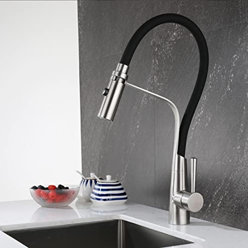 ALTON-SUS52060-Single-Lever-Sink-Mixer-with-Dual-Flow-Pull-Out-Sprayer-Brushed-Nickel