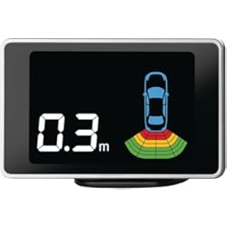 Alarma Para Auto Con App VALEO 632201 - Sistema de Ayuda al Aparcamiento - Kit Beep&Park: 4 Sensores + 1 Pantalla LCD - Instalación Delantera o Trasera
