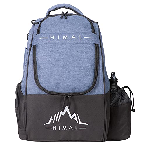 Himal Himal Disc Golf Bag with Large Capacity, Durable Disc Golf Backpack Holds 18+ Disc,and mutiple pockets,Blue