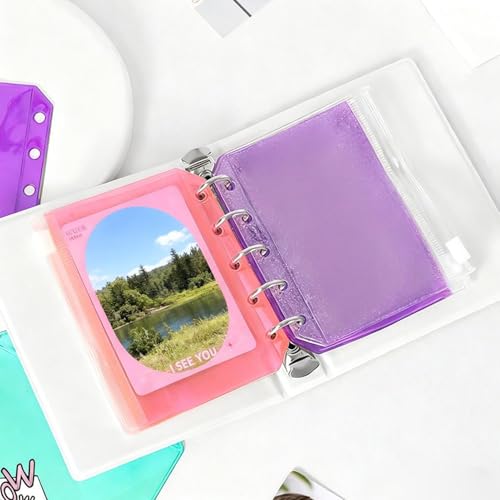 Hojas protectoras transparentes M5 y fundas para documentos con cremallera de 5 anillas 3