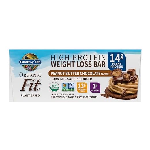 Garden of Life Organic Fit Bar Peanut Butter Chocolate (12 per carton)