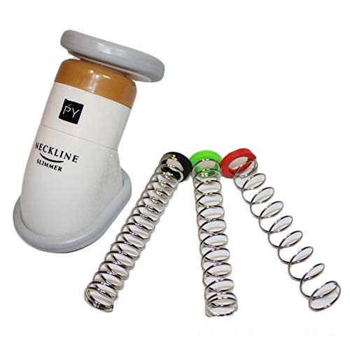 Preisvergleich Produktbild JICHUI Beweglicher Ausschnitt-dünnerer KinnMassager Ausschnitt Exerciser dünner Kiefer verringern Doppelkinn mit Tragetasche Unisex (weiß und grau)