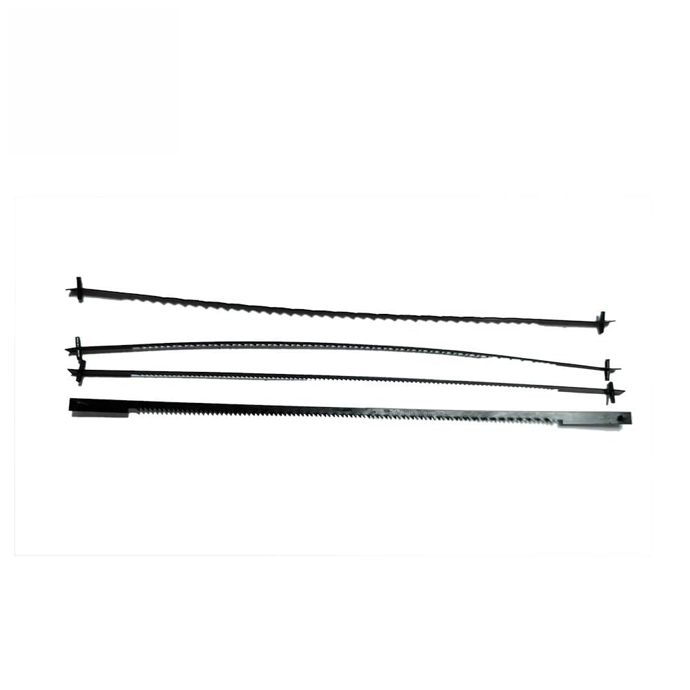 Hojas de Plantilla for Corte de Metal, Paquete de 48, 135 mm, 5 Pulgadas, Hojas de Sierra de calar, Extremo de Pasador, 10/15/18/24 Dientes por Pulgada (13672)